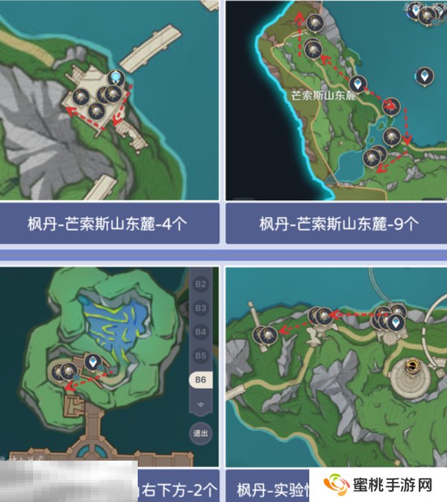 原神子探测单元采集路线 莱欧斯利突破材料获取