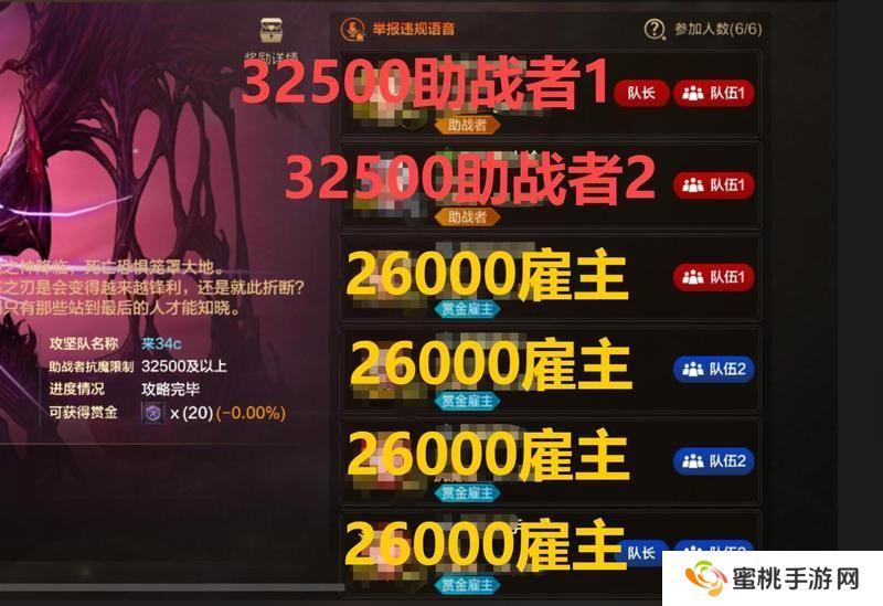 悬赏团二拖四最速通关方法，分享给你的团长！