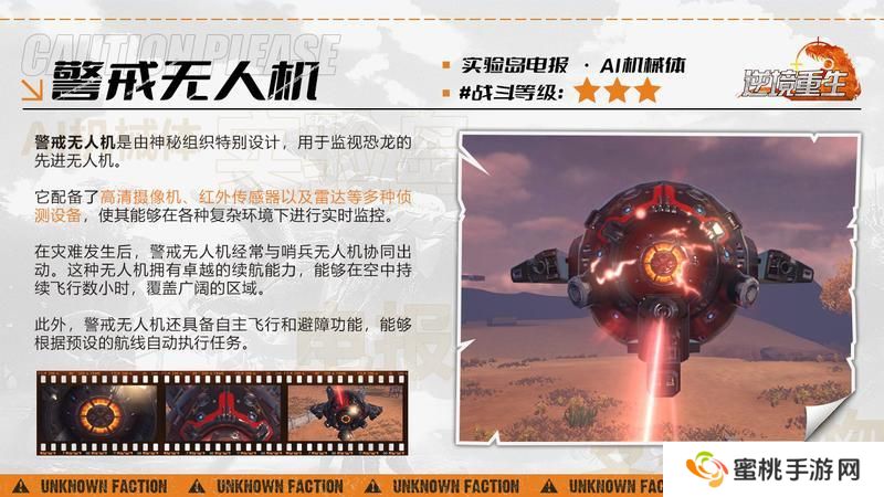 图鉴电报丨《逆境重生》AI机械体-警戒无人机