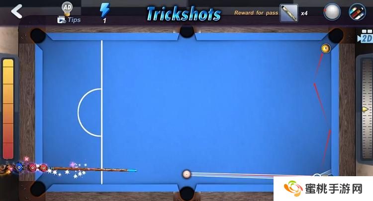 台球风云花式解球高难度关卡解法介绍