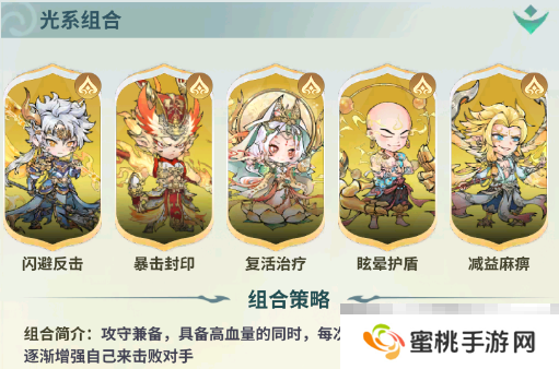 《翻滚吧天神》系别通用阵阵容搭配攻略推荐