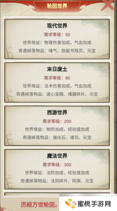 《穿越万世轮回》新手攻略大全